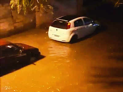 Nightmare on JP Nagar streets: Brief rain enough to sink homes