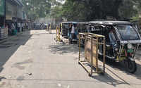 Pick-and-drop e-rickshaw lane trial starts at Agrasen Chowk in Gurgaon, to help cut gridlocks