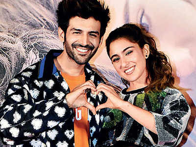 It's all about love for Sara Ali Khan and Kartik Aaryan