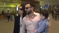 Taimur Ali Khan leaves for London with Kareena Kapoor-Saif Ali Khan 