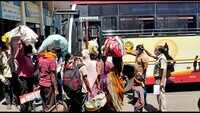 Special buses of MSRTC leave Nagpur with migrants from MP and Chhattisgarh 