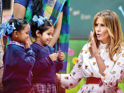 ‘Happiness Class’ inspires US First Lady Melania