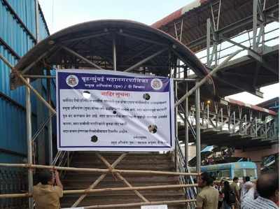 Charni road FoB closed for pedestrians due to safety concerns