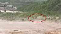Watch: IAF rescues man from flooded river in J&K’s Rajouri 