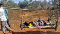 No road, no ambulance: Critically ill Bastar man carried 10 km on cot