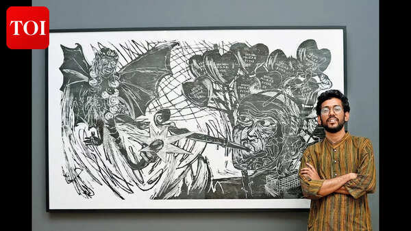 Arpan Sadhukhan's exhibition 'Death Is Nothing But Love' explores consumer culture & identity in Hyderabad