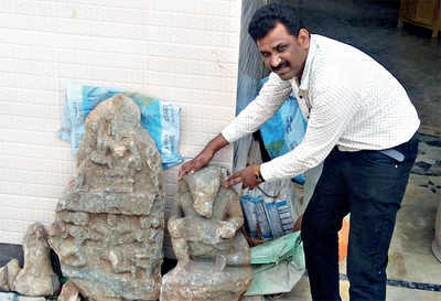 Rare Ganesha idol from 9th Century Rashtrakuta period found