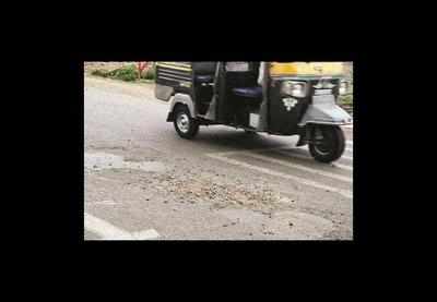 Activist records TMC’s shoddy road repair work before CM’s visit