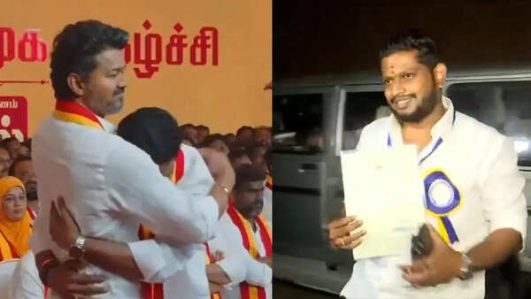 Who is R Sabarinathan? Vijay’s driver’s son secures Virugambakkam seat on TVK ticket
