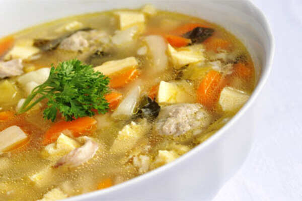 Recipe: Leftover roast chicken soup