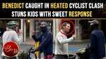 Benedict Cumberbatch Snaps At Cyclist, Then Instantly Wins Over School Kids Nearby 