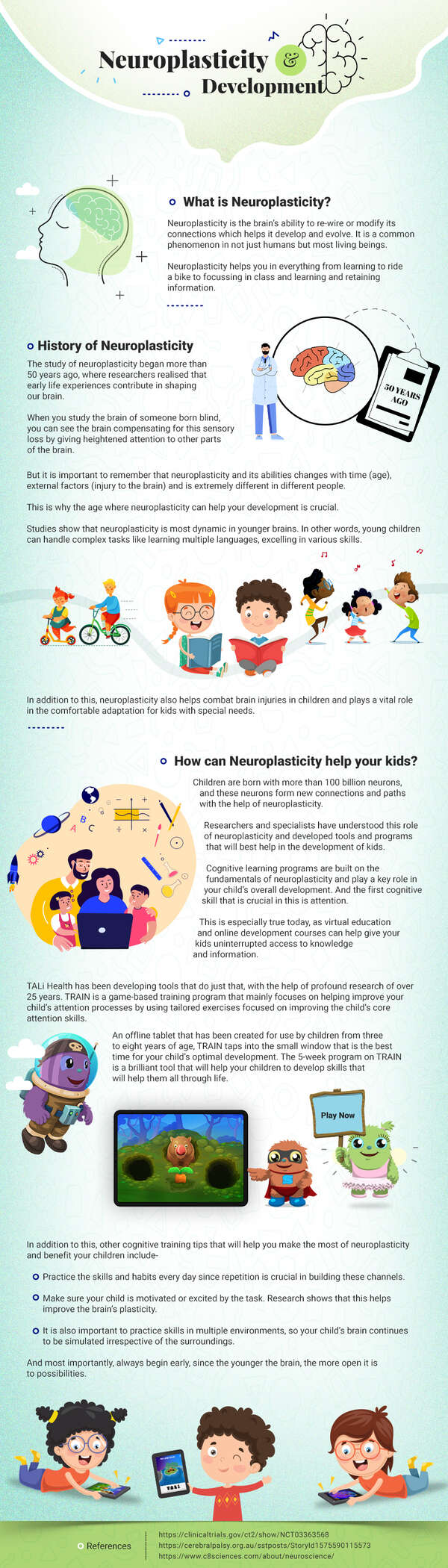 Neuroplasticity and  your child's development