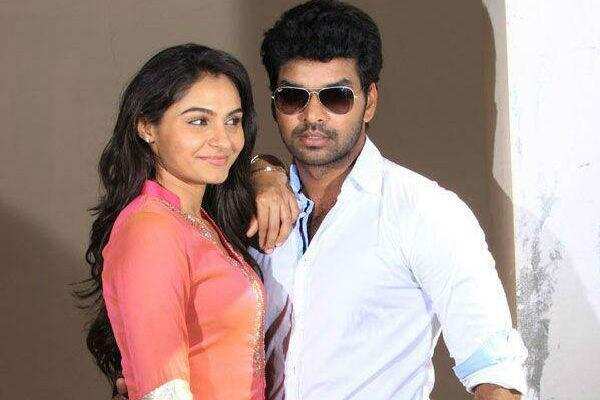 Jai plays a marketing executive, Andrea a banker in Saravanan's Valiyavan