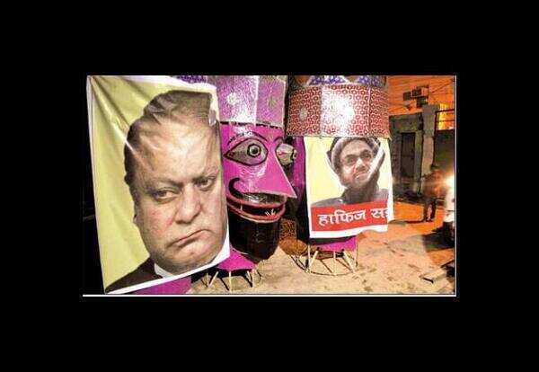 In Ludhiana, Pakistan PM Nawaz Sharif is 'Ravan', Hafiz Saeed 'Meghnaad'