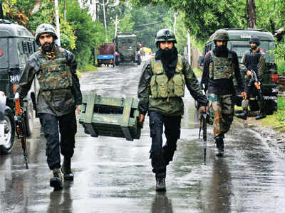 Three terrorists killed in south Kashmir encounter