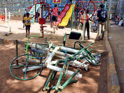 Mirror Impact: BMC orders removal of damaged play equipment