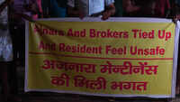 Greater Noida double murder: Residents protest against lax security, hold builder responsible 