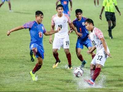 Indian football team escapes Tuesday's downpour in Mumbai