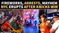 Chaos Erupts In NYC As Knicks Fans 'Fire Explosives' After Historic Comeback