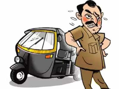 Take off the uniform and see what we’ll do to you: Auto guys  tell traffic policeman