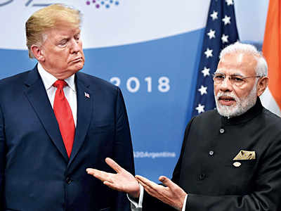 Row as Trump mocks Modi for funding library in Afghanistan