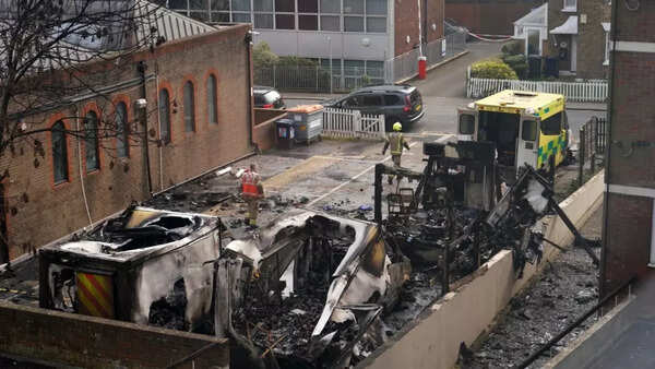 UK police probe possible Iran link in antisemitic arson attack on Jewish ambulances in London