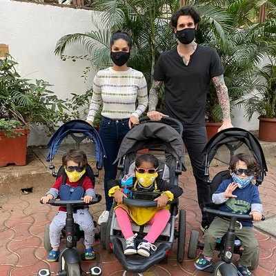 “We end up being just like our parents!” says Sunny Leone, as she spends Mother’s Day, in lockdown with her kids