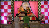 People celebrate Ganesh Chaturthi with fervour in Pune's Mandai 
