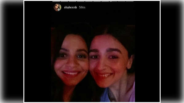 Sister goals! Alia Bhatt and Shaheen Bhatt pose for a happy selfie post movie screening