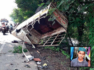 One killed, 18 injured as truck overturns