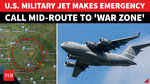 US Military Aircraft Sparks Alarm After Declaring In-Flight Emergency Mid-Air | Watch