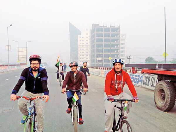 Noidawallahs pedal to promote cycling culture in the city