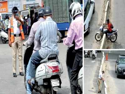 Along with mask, Bengaluru’s riders ditching helmets too