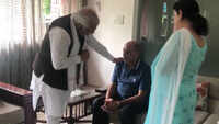 Haryana CM meets Sushant Rajput's father in Faridabad 