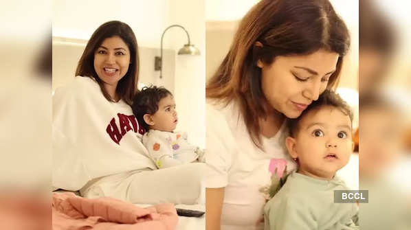 Debina Bonnerjee travels to Kolkata with her two daughters Lianna and Divisha without Gurmeet; a peek into her saree shopping for the babies and more