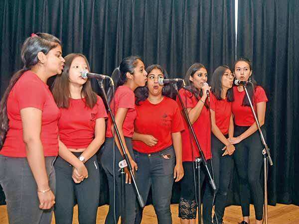 Student a cappella groups show off vocal skills at Greater Noida's music institute