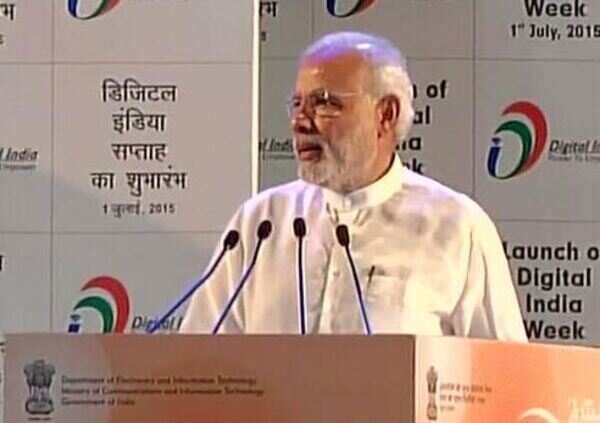 PM Modi launches Digital India Week; Rs 4.5L cr investment, 18L jobs promised