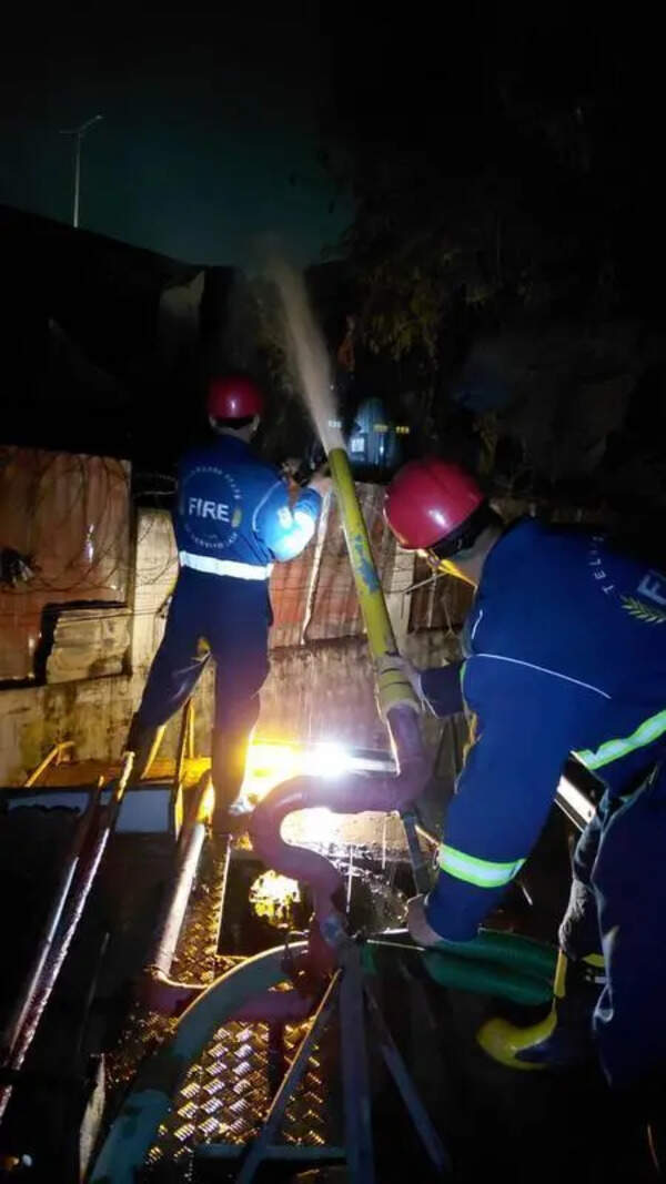 Fire breaks out at scrap & fabrication shops at Bahadurpura