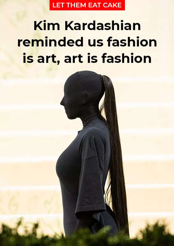Kim Kardashian reminded us fashion is art, art is fashion