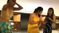 Mouni Roy dances on top of bar counter wearing shakha pola 