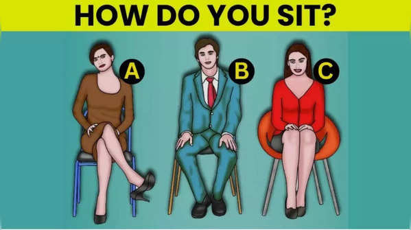 What does your sitting posture say about your personality?