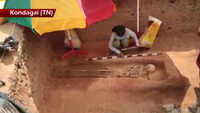 Human skeleton found at Kondagai excavation site near Madurai 