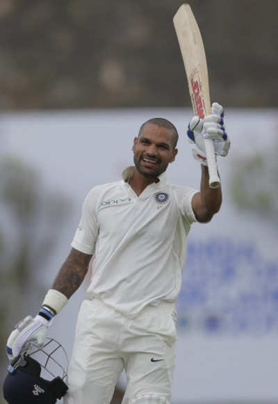 India vs Sri Lanka Test, Day 1: Shikhar Dhawan scored blistering 190 off 168 balls
