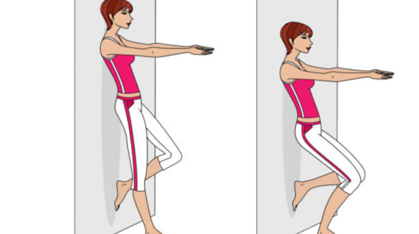 Wall angels (seated or standing)