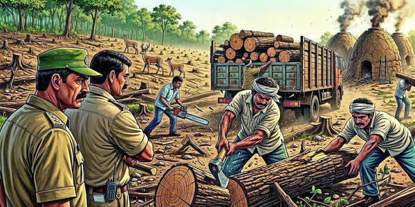 Forester, beat guard booked for felling 1,700 mature trees