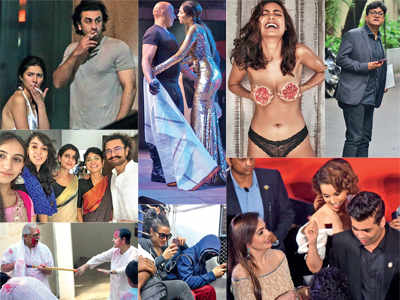 Showbuzz 2017: From Ranbir Kapoor-Mahira Khan's viral picture to Kangana Ranaut-Karan Johar's awkward click with Nita Ambani, B-Town pictures that became talking points