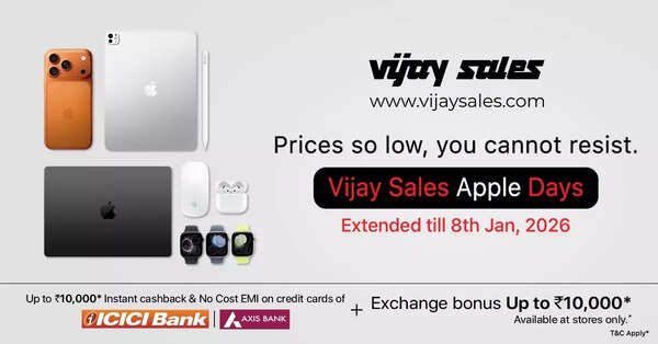 Vijay Sales extend Apple Days Sale: iPhone 17 price starts at Rs 78,900, iPhone 16 available from Rs 59,990