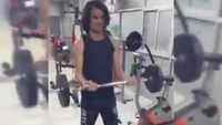 Watch: Lalu’s son Tej Pratap Yadav sweating it out in the gym 