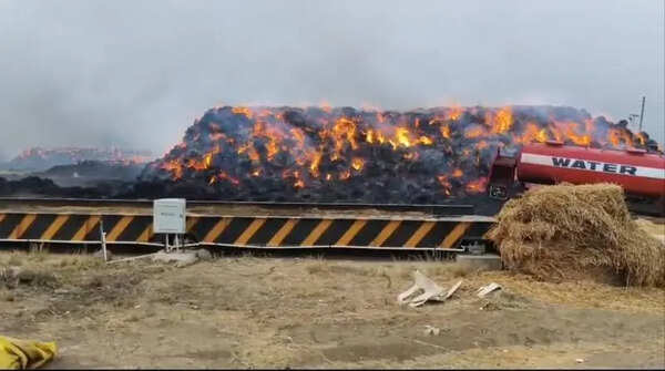 Multiple blazes reported in city, firemen battle intense heat