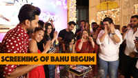Arjit Taneja, Samiksha Jaiswal and others at the screening of Bahu Begum 